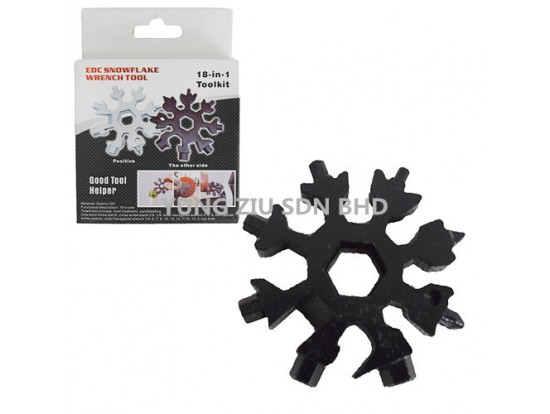 18 IN 1  EDC SNOWFLAKE WRENCH TOOL