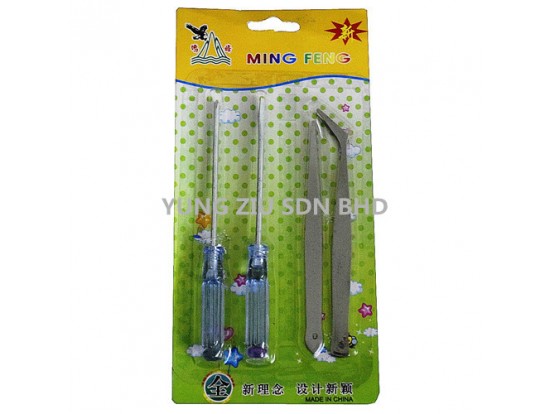 2PCS SCREWDRIVER + CLIP (MING FENG)