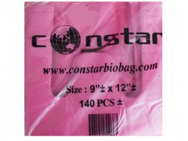 (140P/PACK)SB 0912#9*12^CONSTAR T-SHIRT BAG 0912纸袋(CONSTAR)