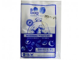 (150G)PP 2.5X3.5#2.5*3.5^ PP PLASTIC BIOBAG(OXO DEGRADABLE HOPE PLASTIC BAGS)