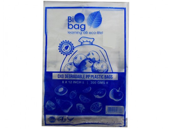 (150G)PP 8X12#8*12^PP PLASTIC BIOBAG(OXO DEGRADABLE HOPE PLASTIC BAGS)
