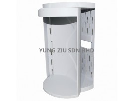 PLASTIC CORNER ROTATING STORAGE RACK