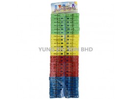 48PCS PLASTIC CURVE CLOTHES PIN