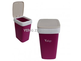 1701#POP UP COVER GARBAGE BIN(YALIGE)18*23*32CM