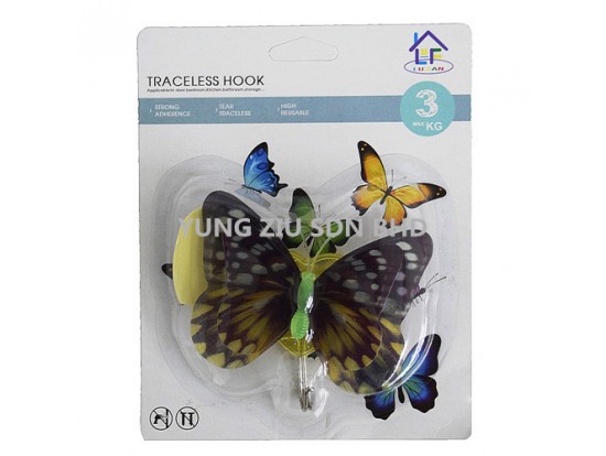 (1PCS)LF-008#BUTTERFLY HOOK WITH LIGHT(LU AN)