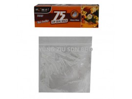 74003#75PCS 16CM*16CM ZIP SEAL BAGS(STORE IT)