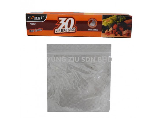 74001#30PCS 26CM*29CM ZIP SEAL BAGS(STORE IT)