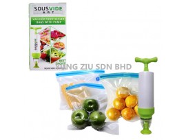 VACUUM FOOD SEALER BAGS WITH PUMP