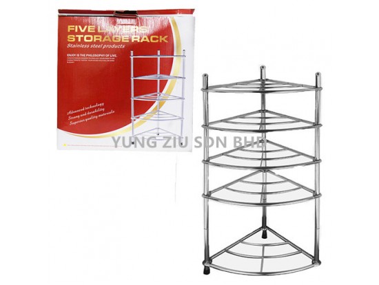 90-DEGREE TRIANGULAR FIVE-LAYER STOEAGE RACK