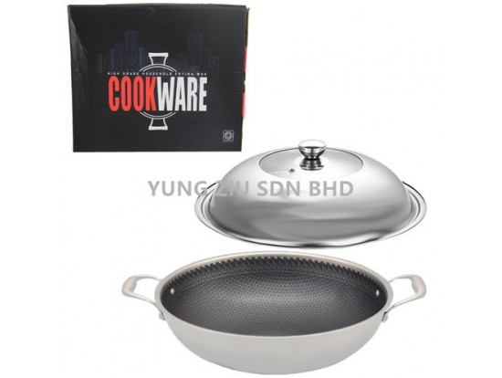 40CM HONEYCOMB NON-STICK WOK