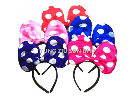 CLOTH LED LUMINOUS BOW BUCKLE