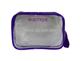 15.5*11.5*4CM TRANSPARENT COSMETIC BAG(BEAUTIQUE)