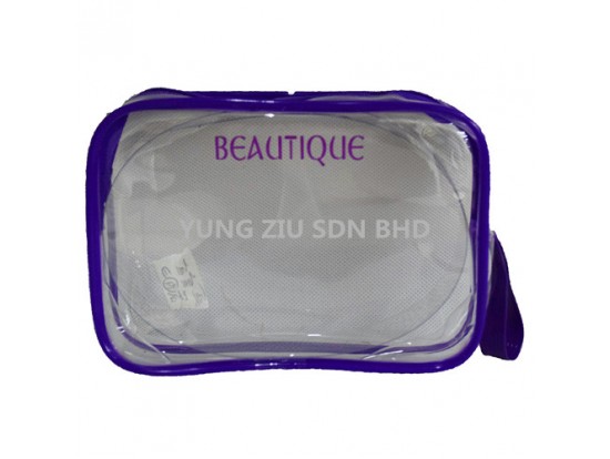 15.5*11.5*4CM TRANSPARENT COSMETIC BAG(BEAUTIQUE)