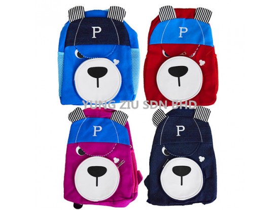 701# BEAR HEAD SMALL BAG 22*33*8CM