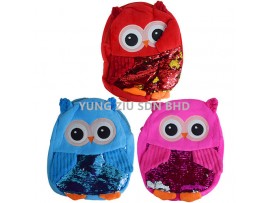 OWL SEQUIN BAG