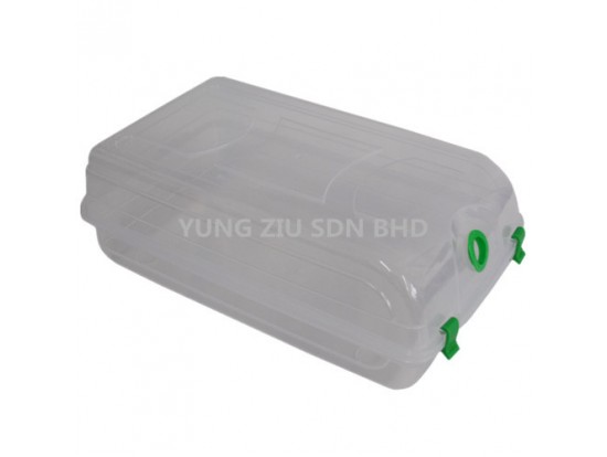 TRANSPARENT SHOE BOX 20.5*35*13CM 