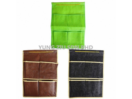 (1PCS)26.5*37.5CM 4 COMPARTMENT STORAGE BAG