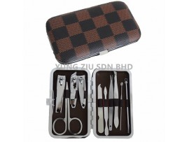 LEATHER CASE 10 PIECE BEAUTY SET (BAOXIANG)