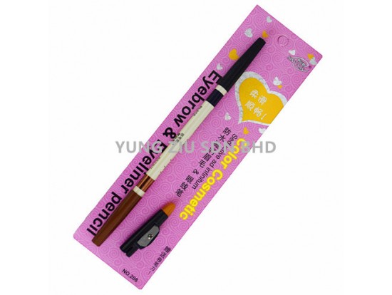 208#EYEBROW & EYELINER PENCIL(BLACK+BROWN)(XINYUYAN)