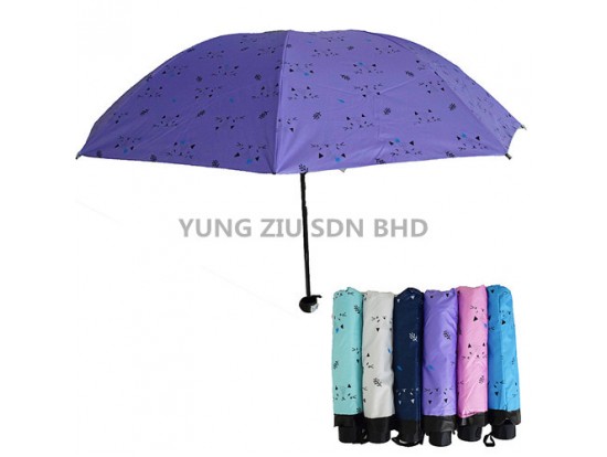 55CM8K THREE-FOLD UMBRELLA