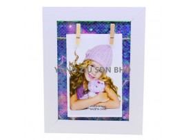 18*23CM CLIP SEQUIN PHOTO FRAME