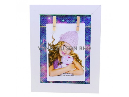 18*23CM CLIP SEQUIN PHOTO FRAME