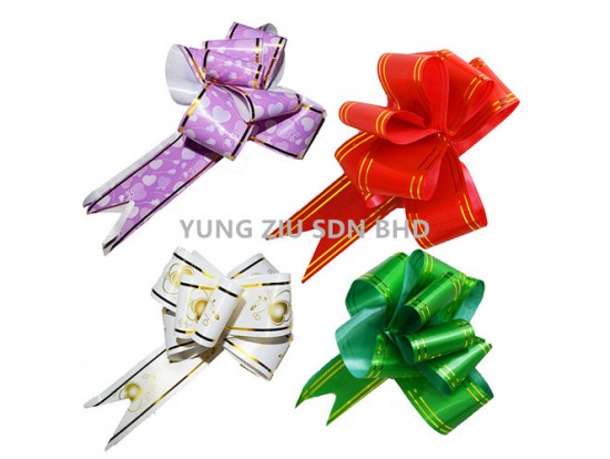 (10P/PACK)4.5CM PULL BOWS(PULL FLOWER RIBBON)