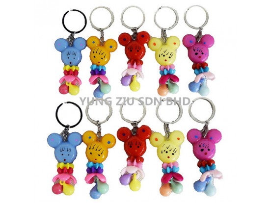 (10P/PACK)GJ0910#KEY CHAIN(CARTOON BEAR)