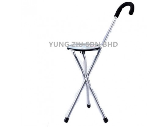 STAINLESS STEEL CANE STOOL (BK)