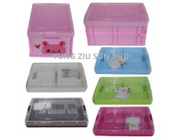 31*22*15CM PLASTIC COVER FOLDING STORAGE 