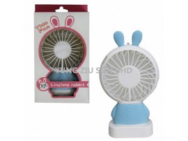 2802#MINI FAN WITH LIGHT(LINGLONG RABIT)