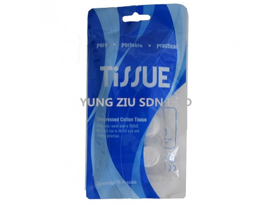 8PCS 8G COMPRESSED TOWEL(TISSUE)