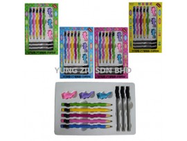 5PCS AUTOMATIC PENCILS+3 PEN HOLDERS+LEAD CORES