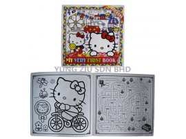 DM-2288#COLORING WITH STICKERS BOOK