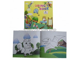 JF-600#COLORING BOOK WITH STICKER