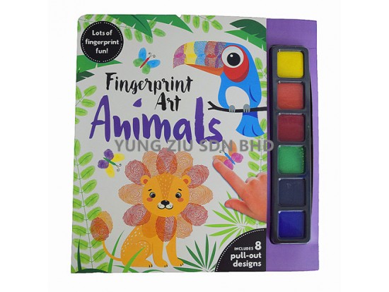 GA-2163#FINGERPRINT ART BOOK