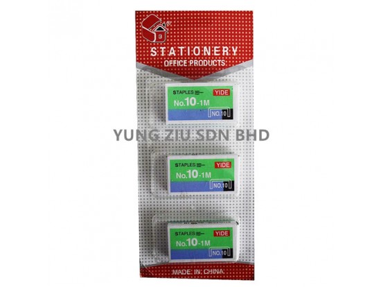 10#3PCS STAPLES REFILL (YIDA)