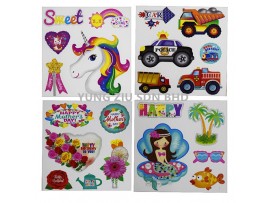 HXP#BALLOON STICKERS HOME DECOR