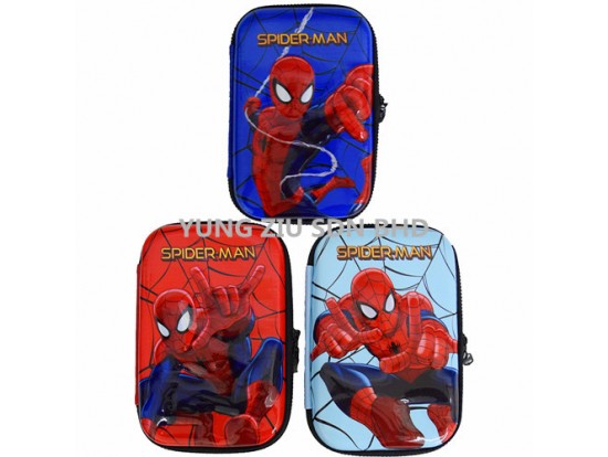 6514#EVA LEATHER PENCIL BAGS(SPIDER-MAN)14*21*4CM