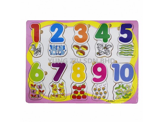 DX-K907#WOODEN NEW NUMBER PUZZLE