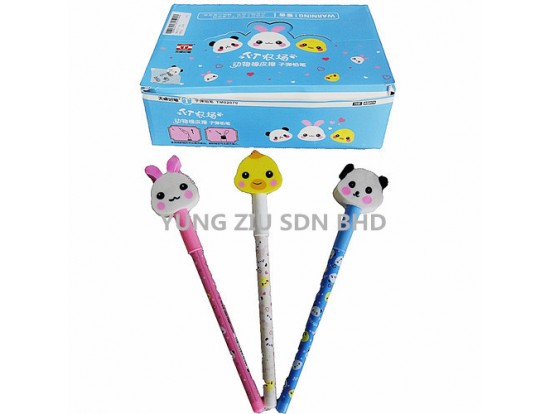 (45PCS/BOX)TM02070#PENCIL WITH ERASER