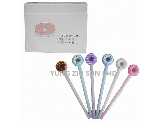 (48PCS/BOX)KK-6885#0.5MM GEL PEN(DONUTS)(KUKI)