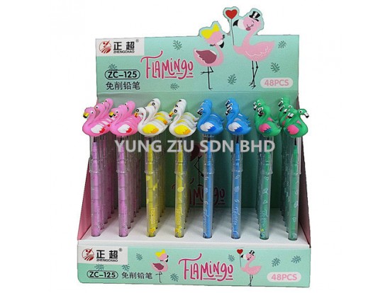 (48PCS/BOX)ZC-125# PENCIL FLAMINGO