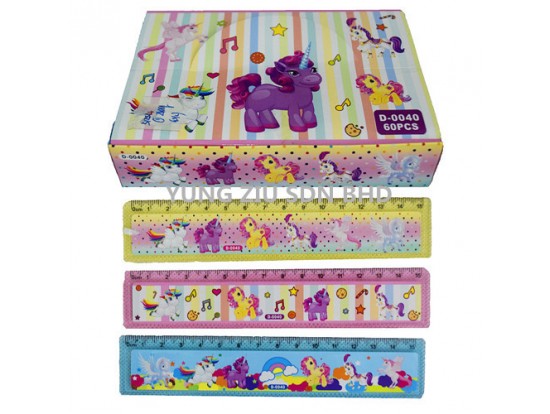 (60PCS/BOX)D-0040#15CM RULER(UNICORN)