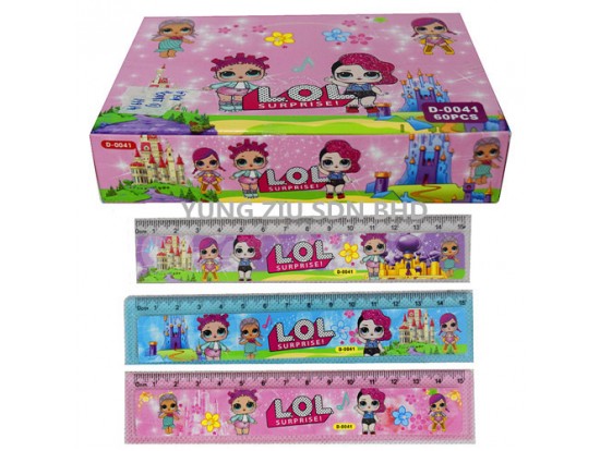 (60PCS/BOX)D-0041#15CM RULER(LOL)