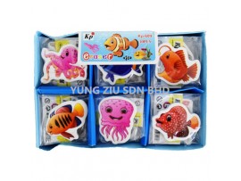 (30PCS/BOX)KP-609#FISH ERASER