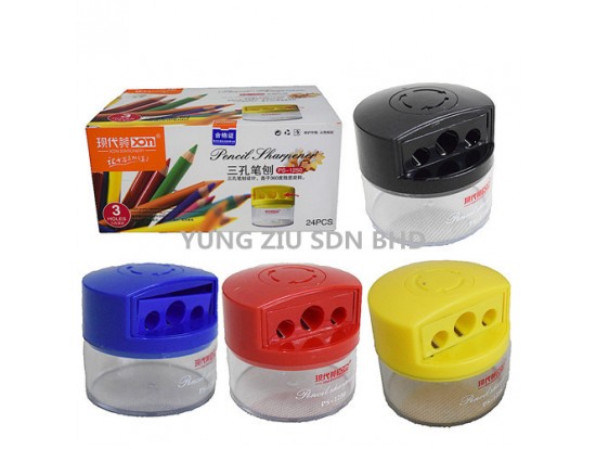 (24P/BOX)PS-1250#3 HOLES SHARPENER(XDM)