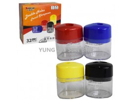 (32PCS/BOX)BQ-811#1-1 HOLES SHARPENER