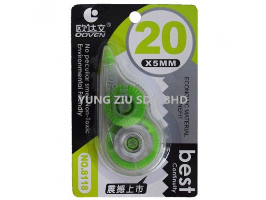 8118#5MM*20 CORRECTION TAPE(ODVEN)