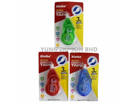 XB-B202#5MM*3M CORRECTION TAPE(XUEBA)